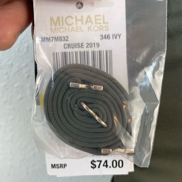 NWT MICHAEL Kors Ivy Tankini Top and Matching Black Ivy Bottoms Multiple Sizes - Picture 5 of 8